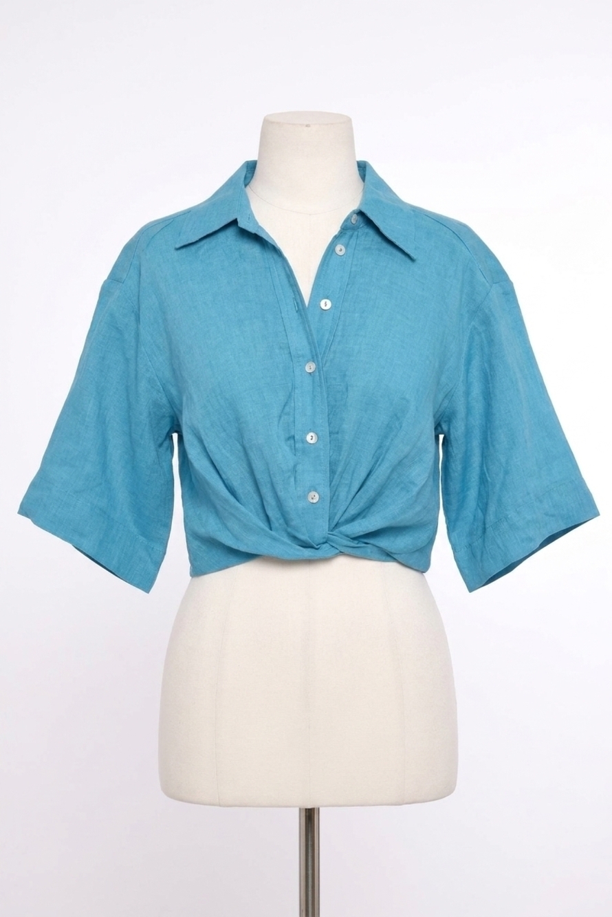 NEW LOVE THE LABEL ankita top in maui blue